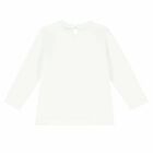 Younger Girls Ivory & Pink Top, 1, hi-res