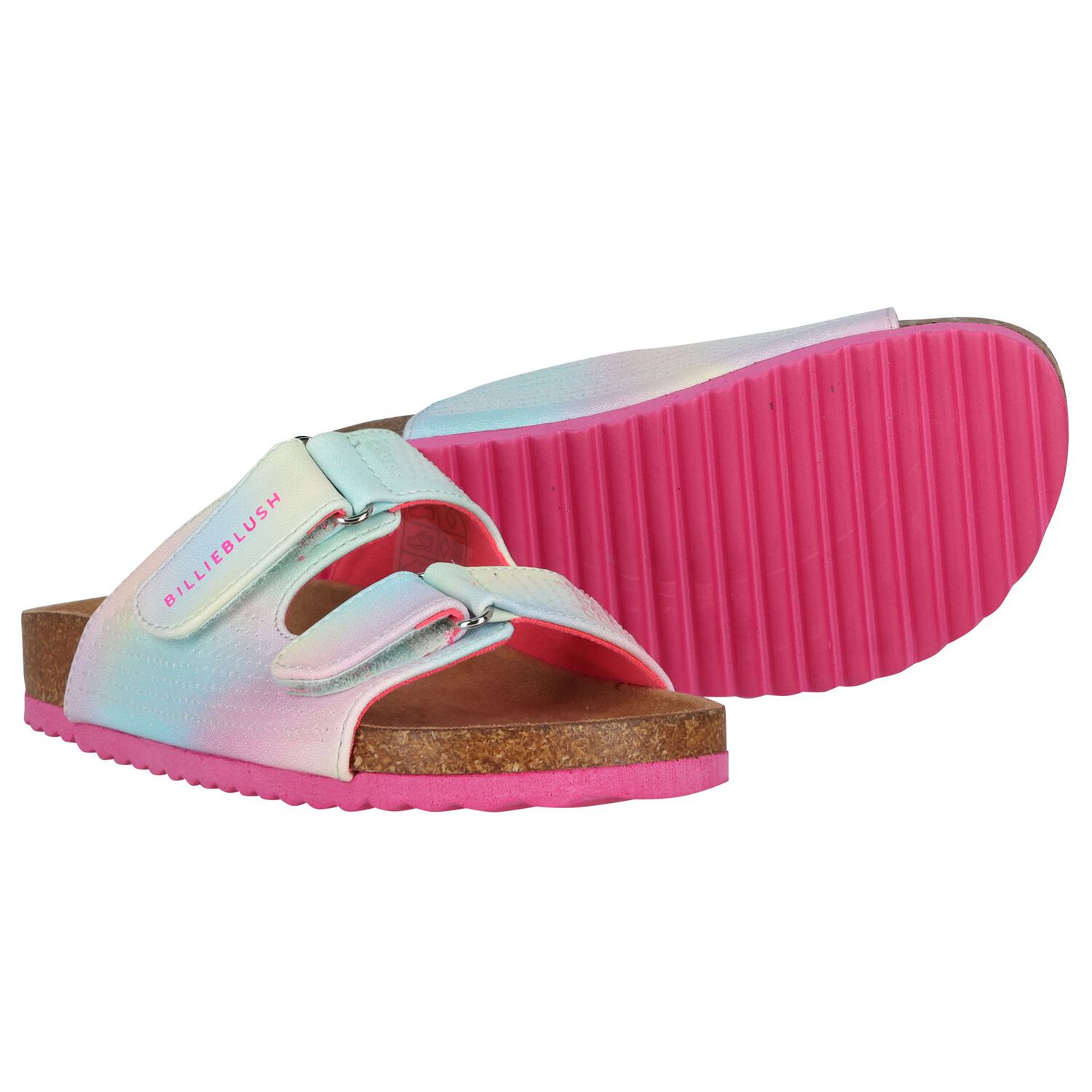 Girls Blue Embellished Sandals, 1, hi-res