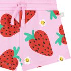 Younger Girls Pink Strawberry Shorts, 1, hi-res