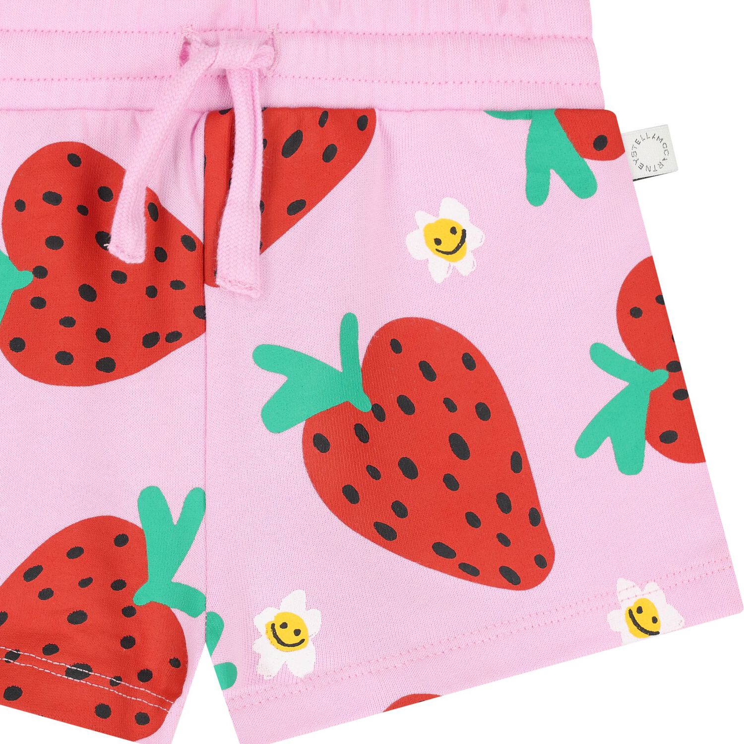 Younger Girls Pink Strawberry Shorts, 1, hi-res image number null
