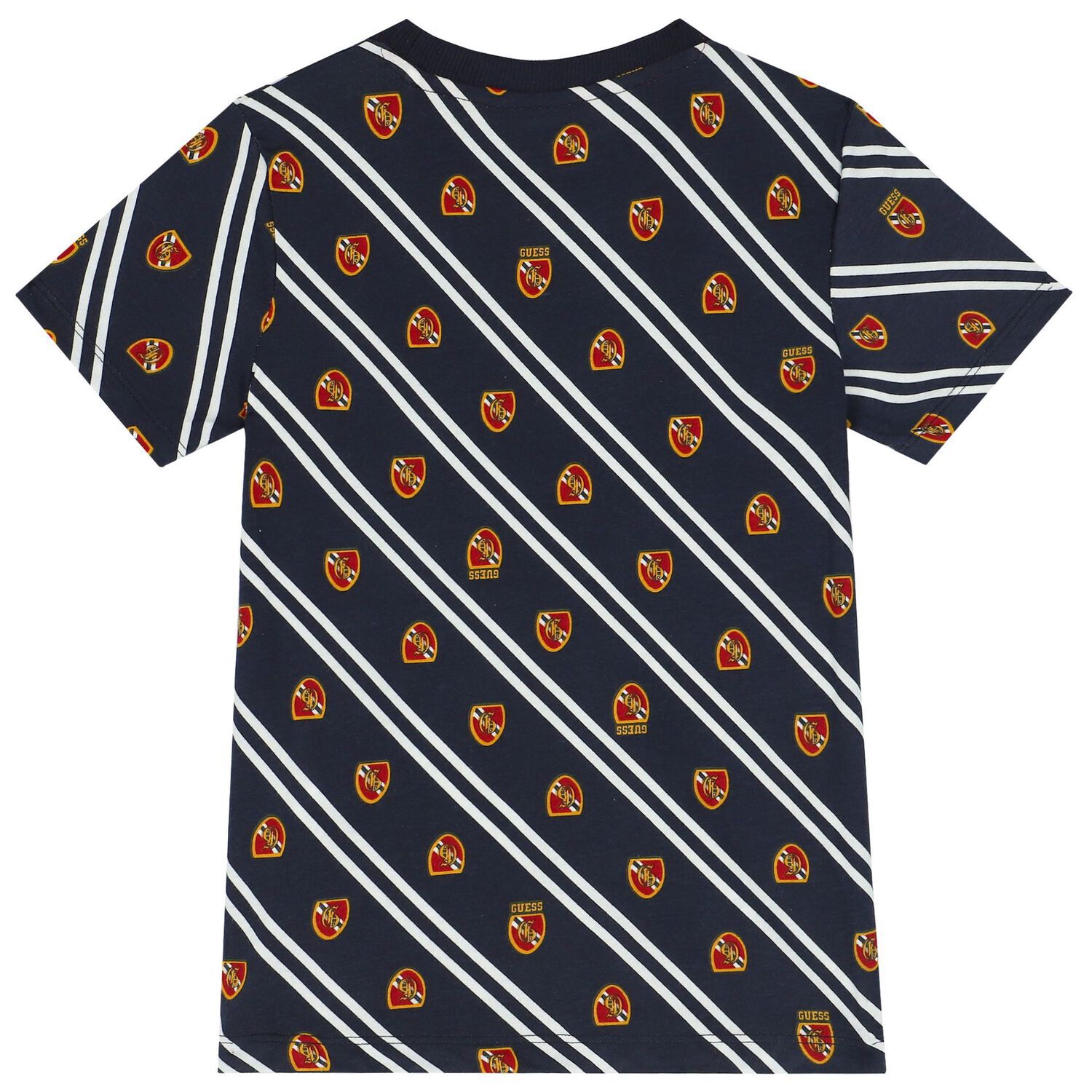 Boys Navy Blue Logo T-Shirt, 4, hi-res image number null