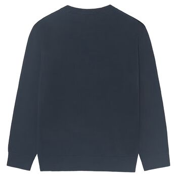 Boys Navy Blue Knitted Jumper