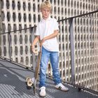 Boys White  Polo Shirt, 1, hi-res