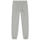 Girls Grey Logo Joggers , 1, hi-res