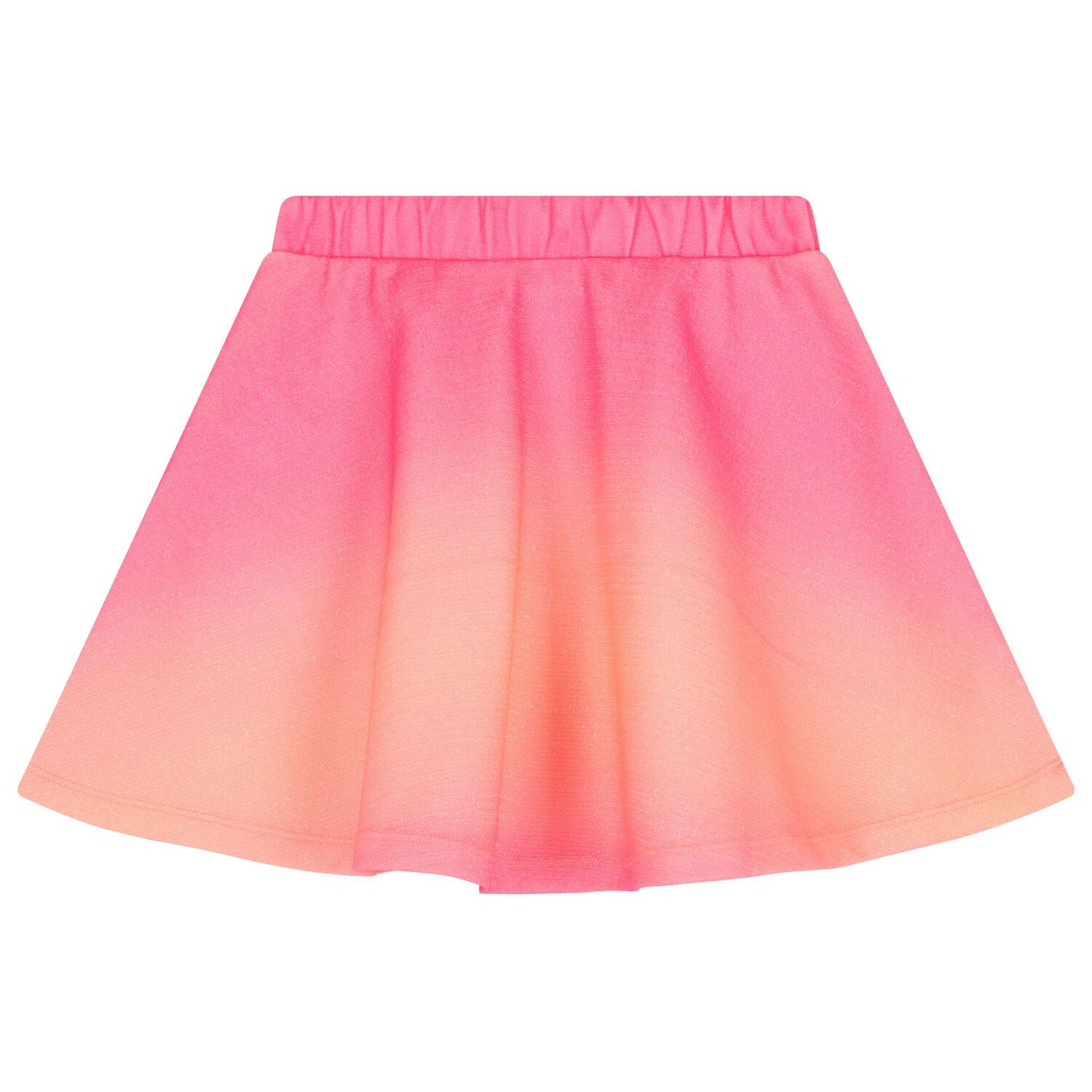 Girls Glittery Neon Pink Skirt, 1, hi-res