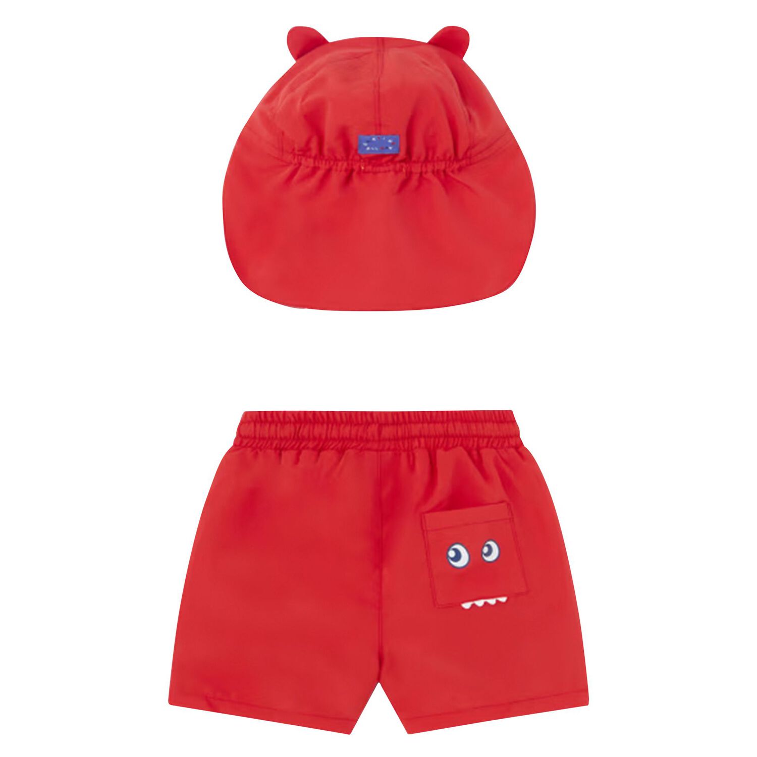 Younger Boys Red Swim Shorts Set, 1, hi-res image number null