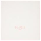 Baby Girls Ivory & Pink Logo Blanket, 1, hi-res