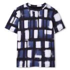 Boys Blue & White Abstract T-Shirt, 1, hi-res