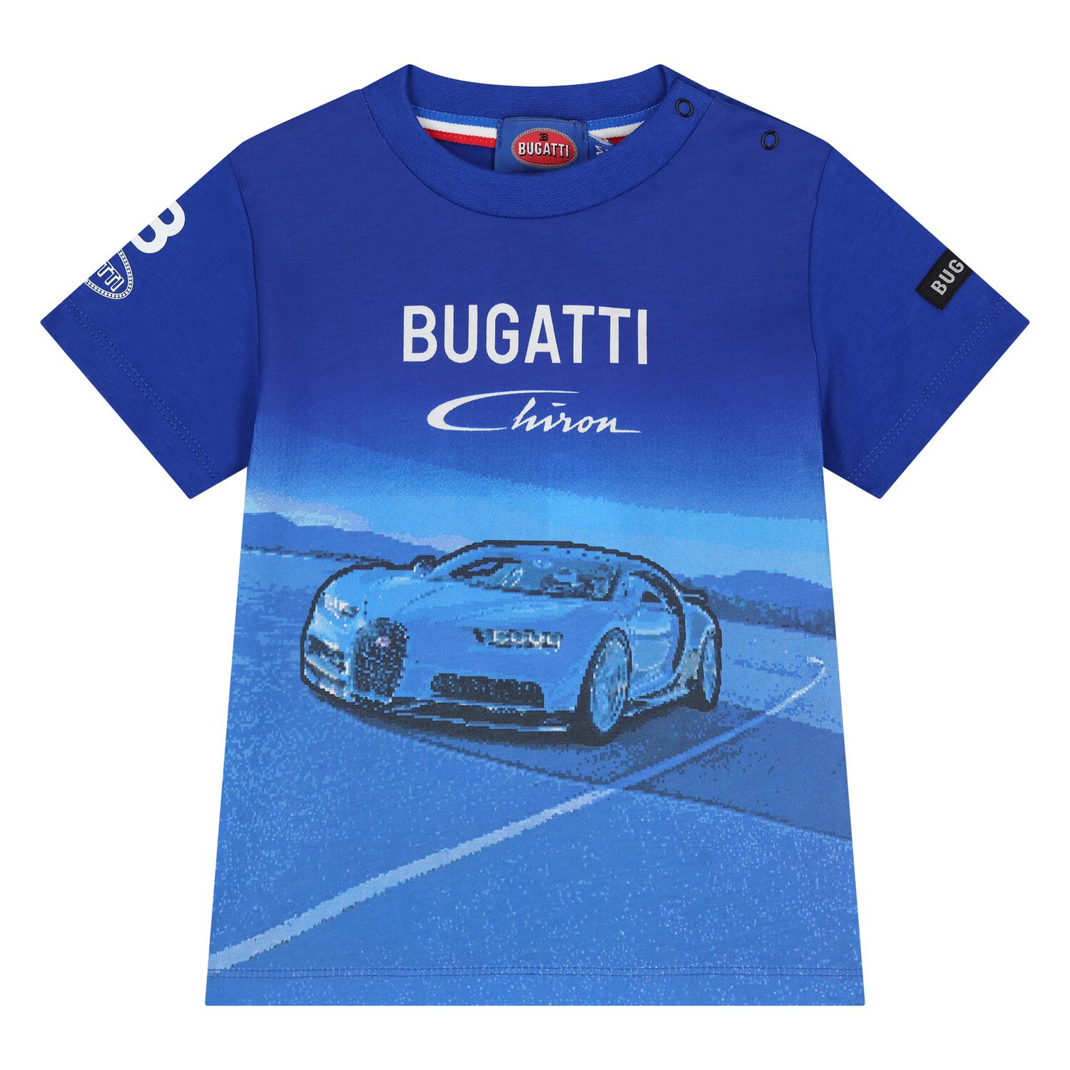 Younger Boys Blue Logo T-Shirt, 1, hi-res