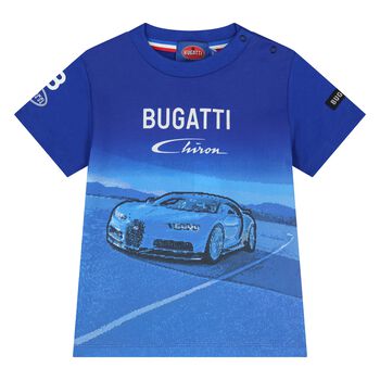 Younger Boys Blue Logo T-Shirt