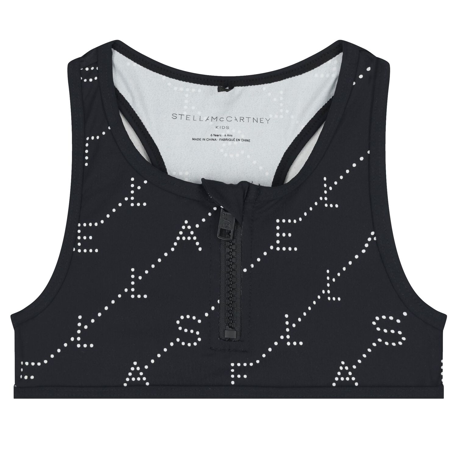 Girls Black & White Bikini, 1, hi-res