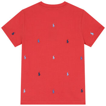 Boys Red Logo T-Shirt