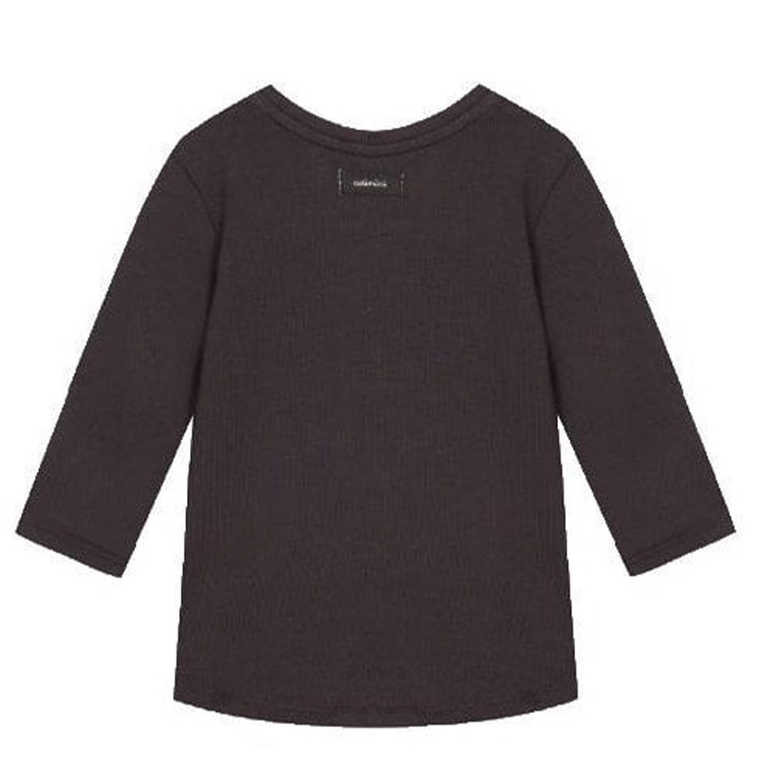 Girls Black Printed Top, 1, hi-res image number null