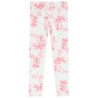 Girls Pink Floral Leggings Set, 1, hi-res
