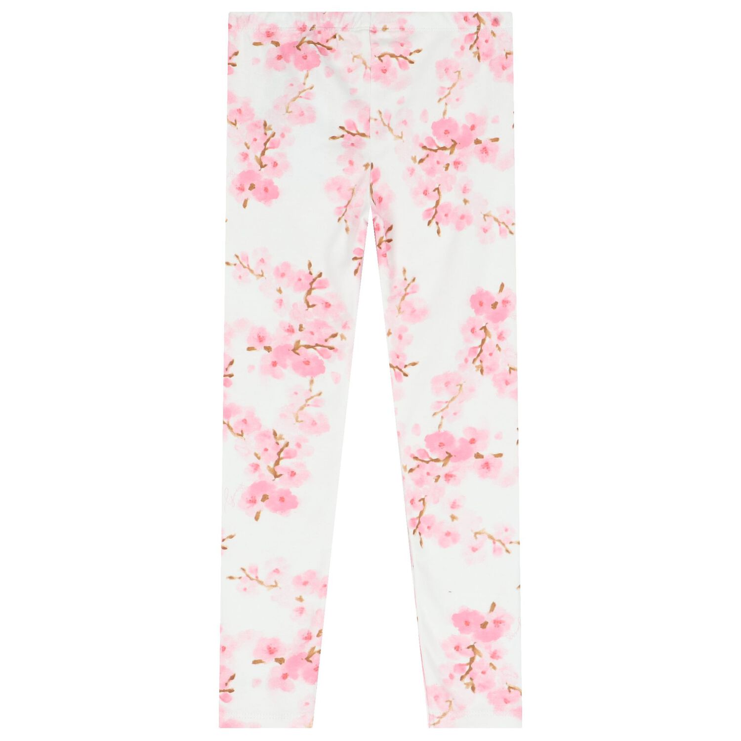 Girls Pink Floral Leggings Set, 1, hi-res