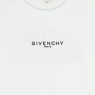Girls White Logo Ribbed Dress, 1, hi-res