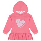 Girl Pink Heart Logo Leggings Set, 1, hi-res