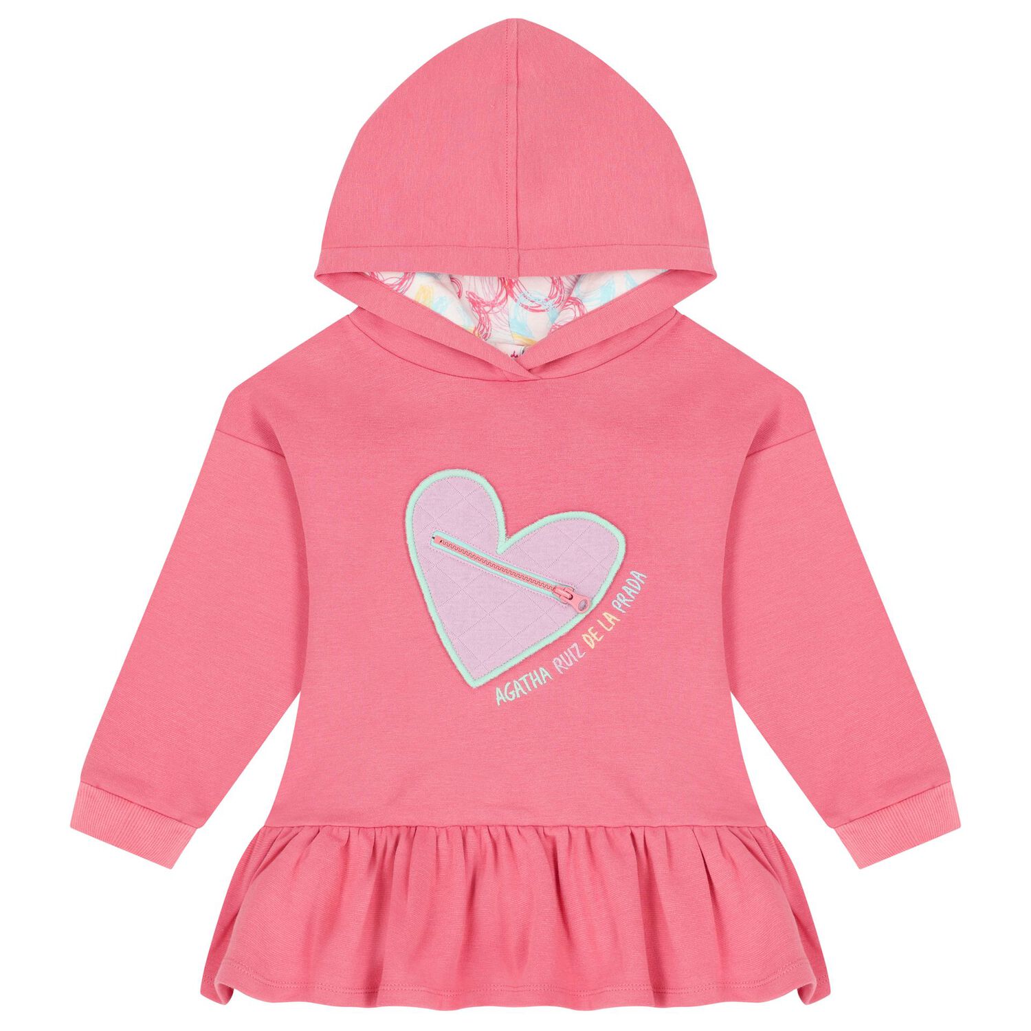 Girl Pink Heart Logo Leggings Set, 1, hi-res image number null