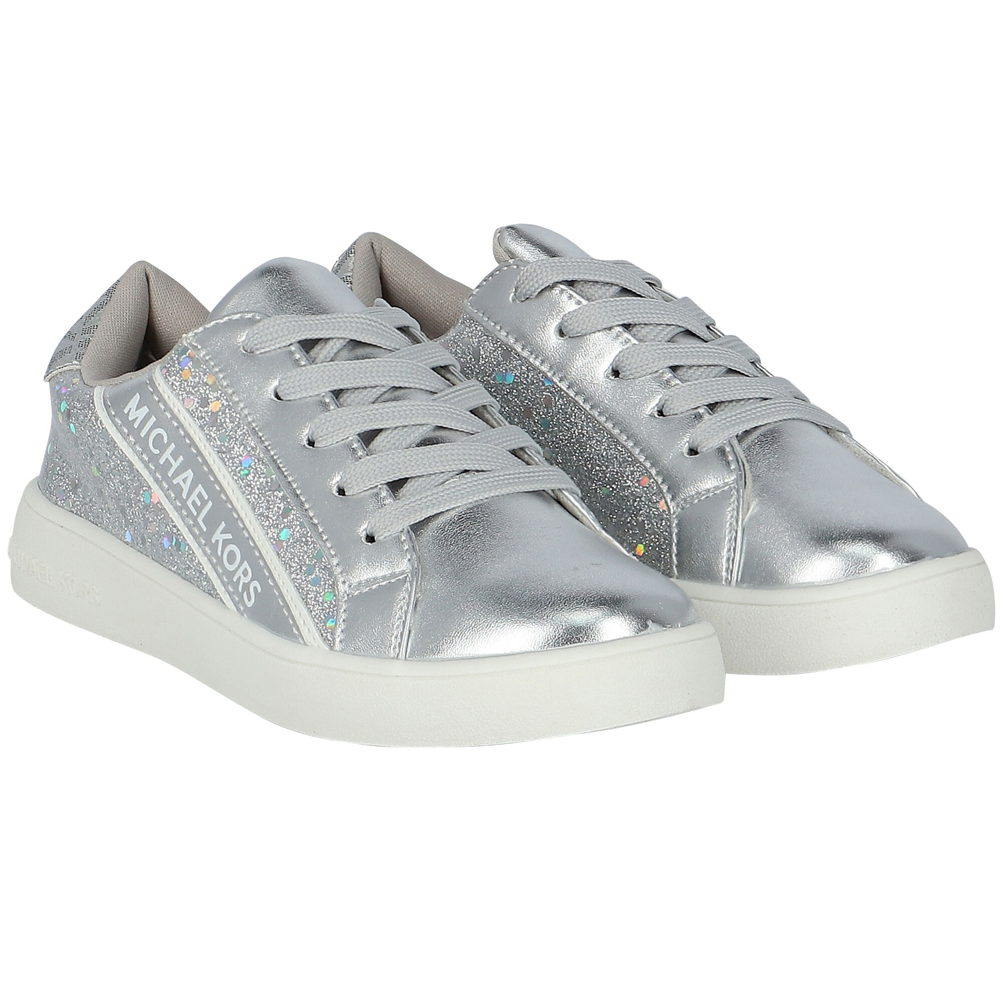 Silver michael kors trainers new arrivals