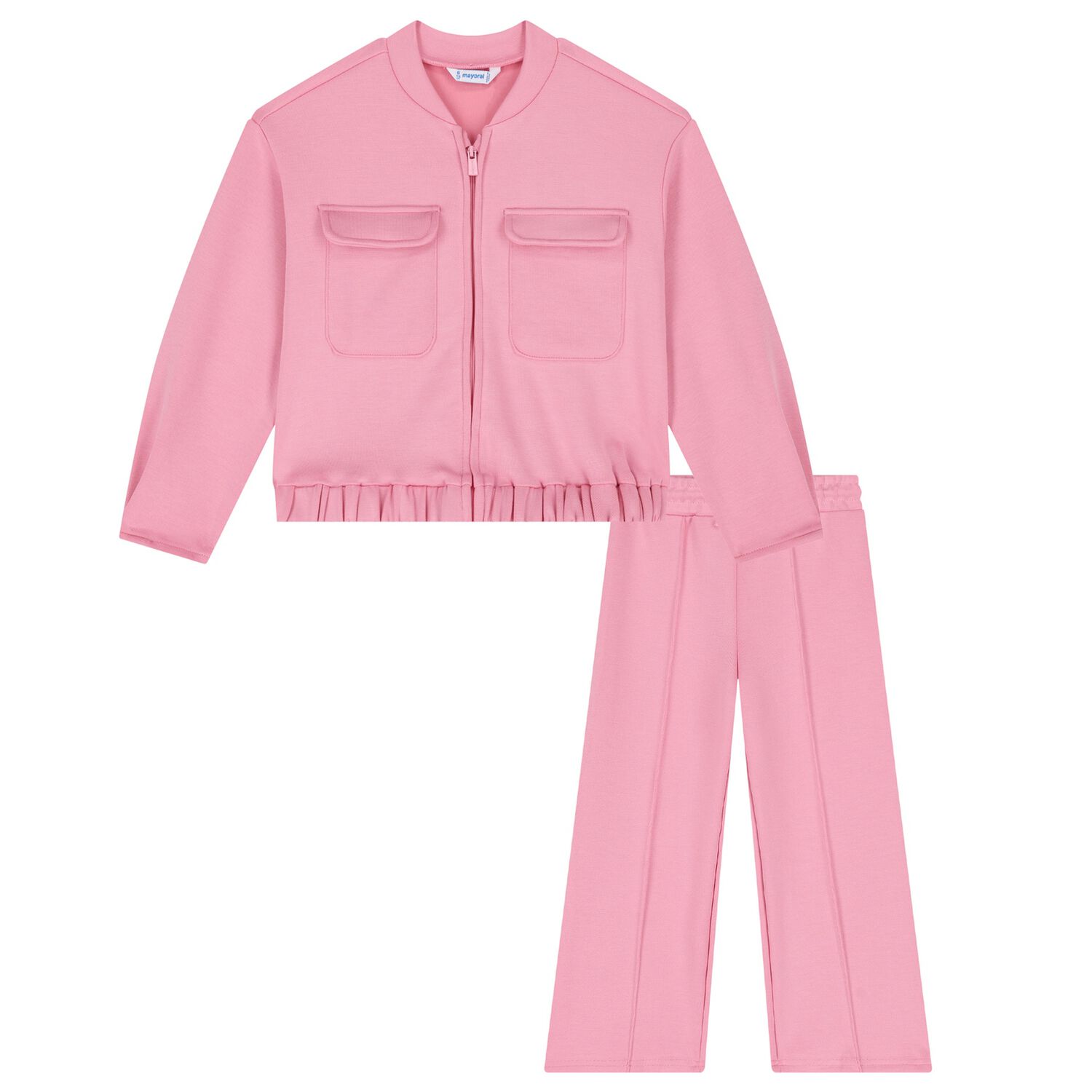 Girls Pink Tracksuit, 1, hi-res