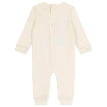 رومبير أطفال بشعار دب تيدي باللون العاجي