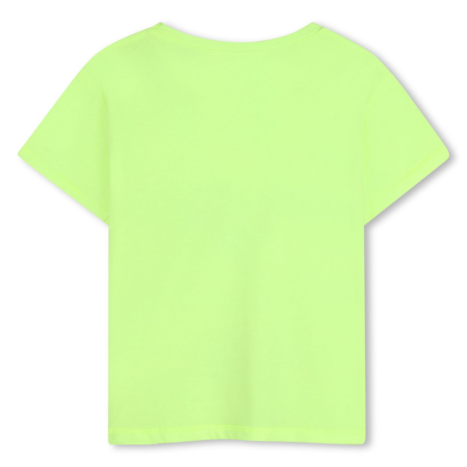 Girls Neon Green Sequin Palm Tree T-Shirt, 2, hi-res