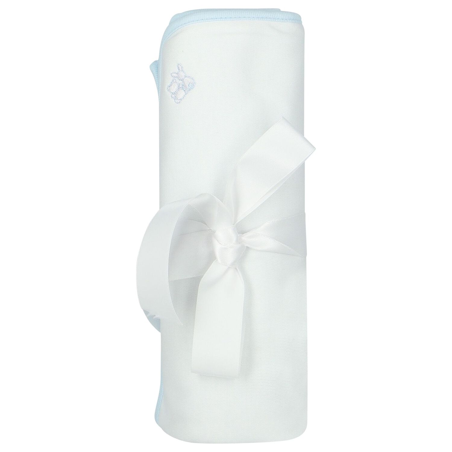 Baby Boys Blue & White Blanket, 1, hi-res image number null