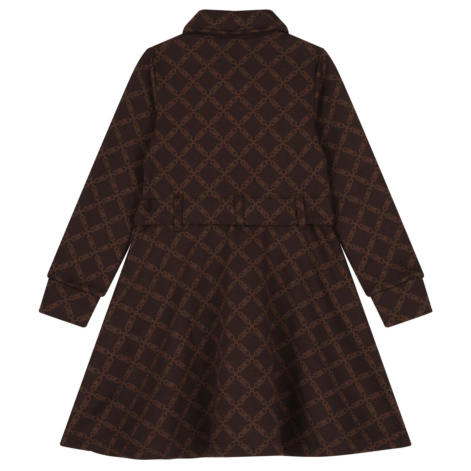 Girls Brown Logo Dress, 1, hi-res