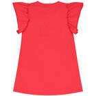 فستان بالشعار باللون الوردي , 1, hi-res