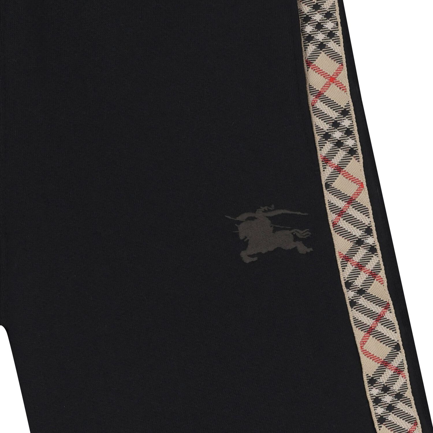 Boys Black EKD Logo Shorts, 1, hi-res