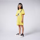 Girls Yellow Logo Bag Dress, 1, hi-res