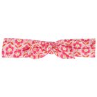 Girls Pink Floral Smocked Dress Set, 2, hi-res
