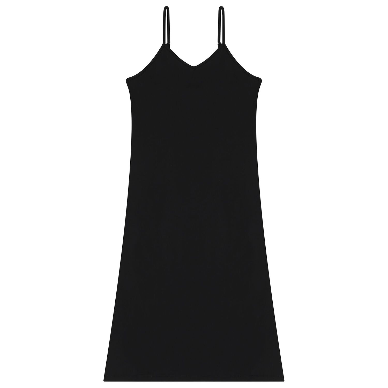 طقم فستان بالشعار تصميم ميني مي باللون الأبيض والأسود للبنات, 1, hi-res