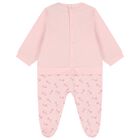 Baby Girls Pink Teddy Bear Logo Babygrow, 3, hi-res