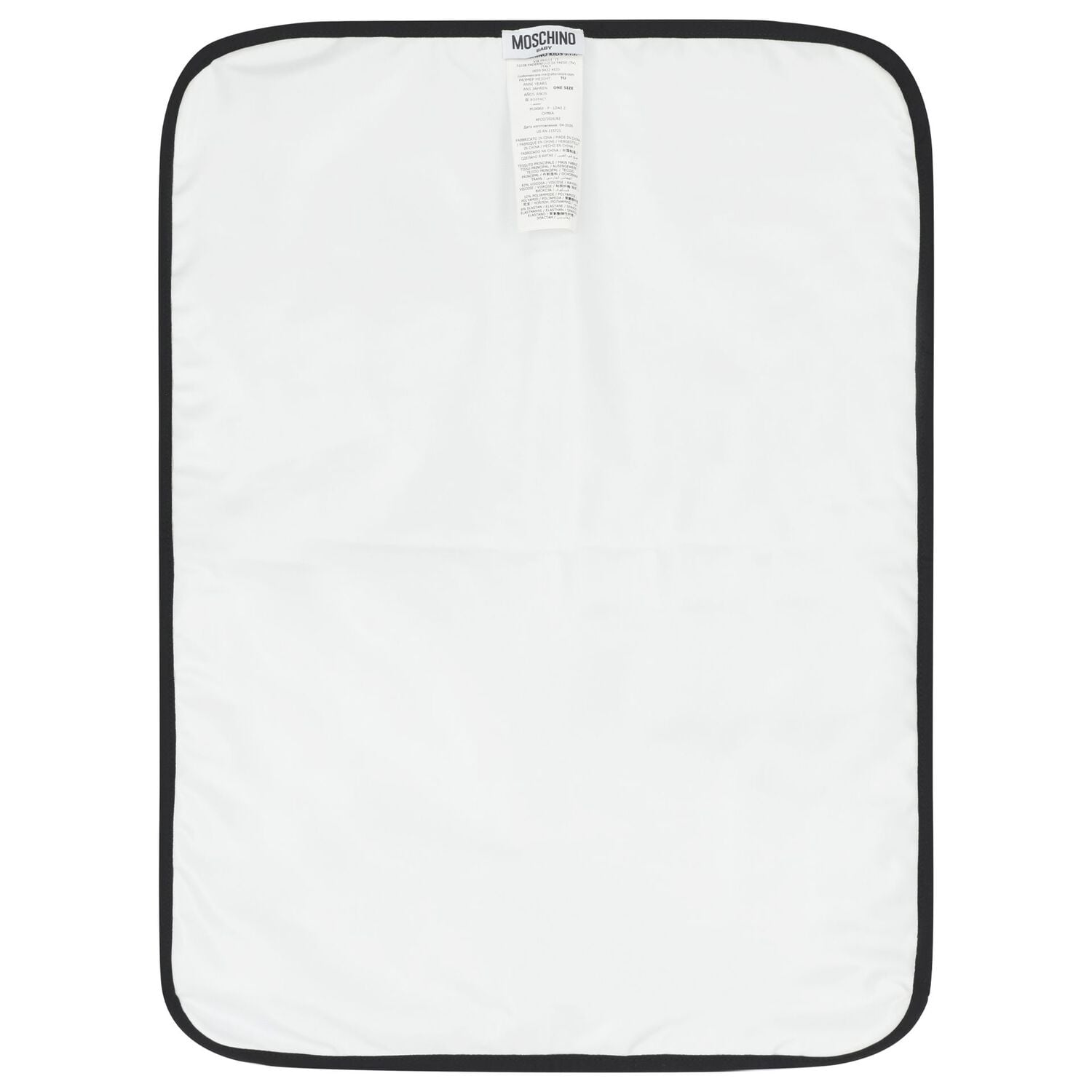 Black Teddy Bear Logo Baby Changing Bag ( 40CM ), 1, hi-res