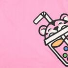 Girls Pink Bubble Tiger Logo Dress, 1, hi-res