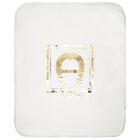 Ivory & Gold Logo Baby Blanket, 1, hi-res