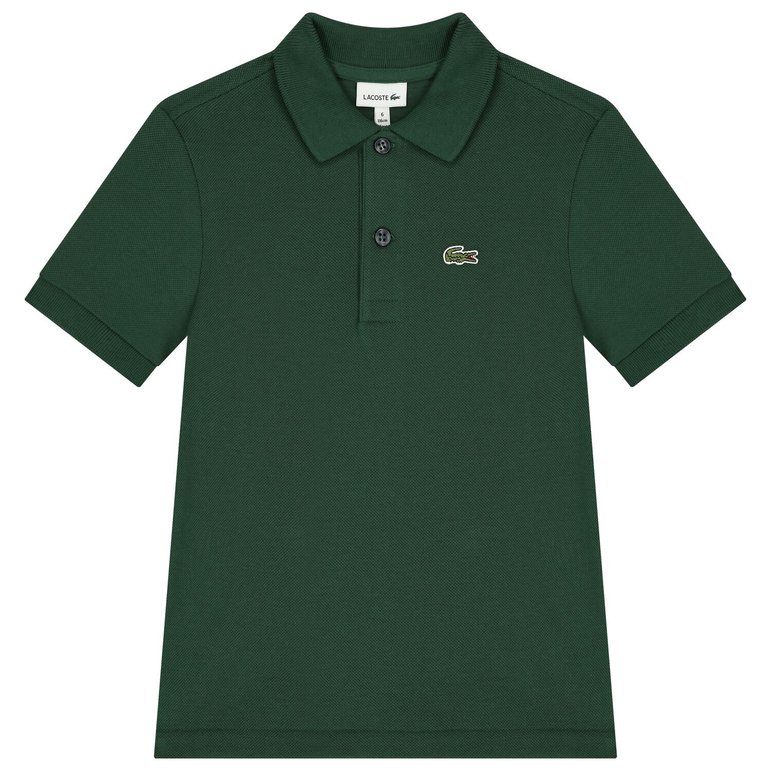 Boys Green Logo Polo Shirt, 2, hi-res
