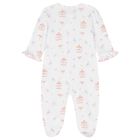 Baby Girls White & Pink Carousel Babygrow, 1, hi-res