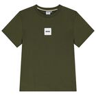 Boys Green Logo T-Shirt, 2, hi-res