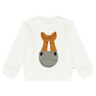 Younger Boys Ivory Logo Sweatshirt, 1, hi-res