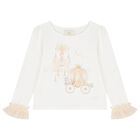 Girls Ivory & Beige Fairy Tale Castle Skirt Set , 2, hi-res