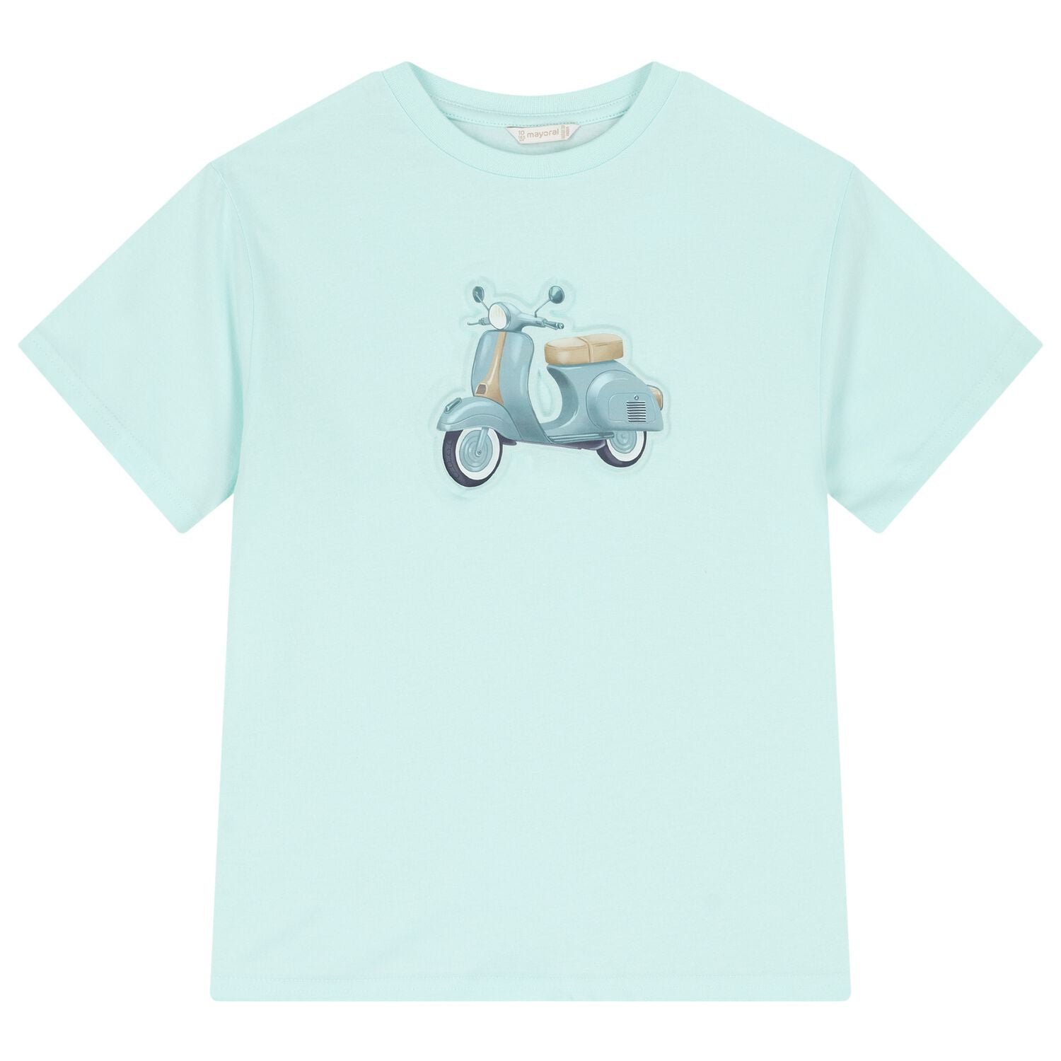 Boys Green Motorbike T-Shirt, 1, hi-res