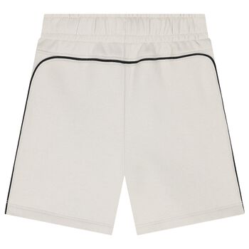 Boys Beige Logo Shorts