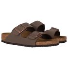 Brown Faux Leather Sandals, 1, hi-res