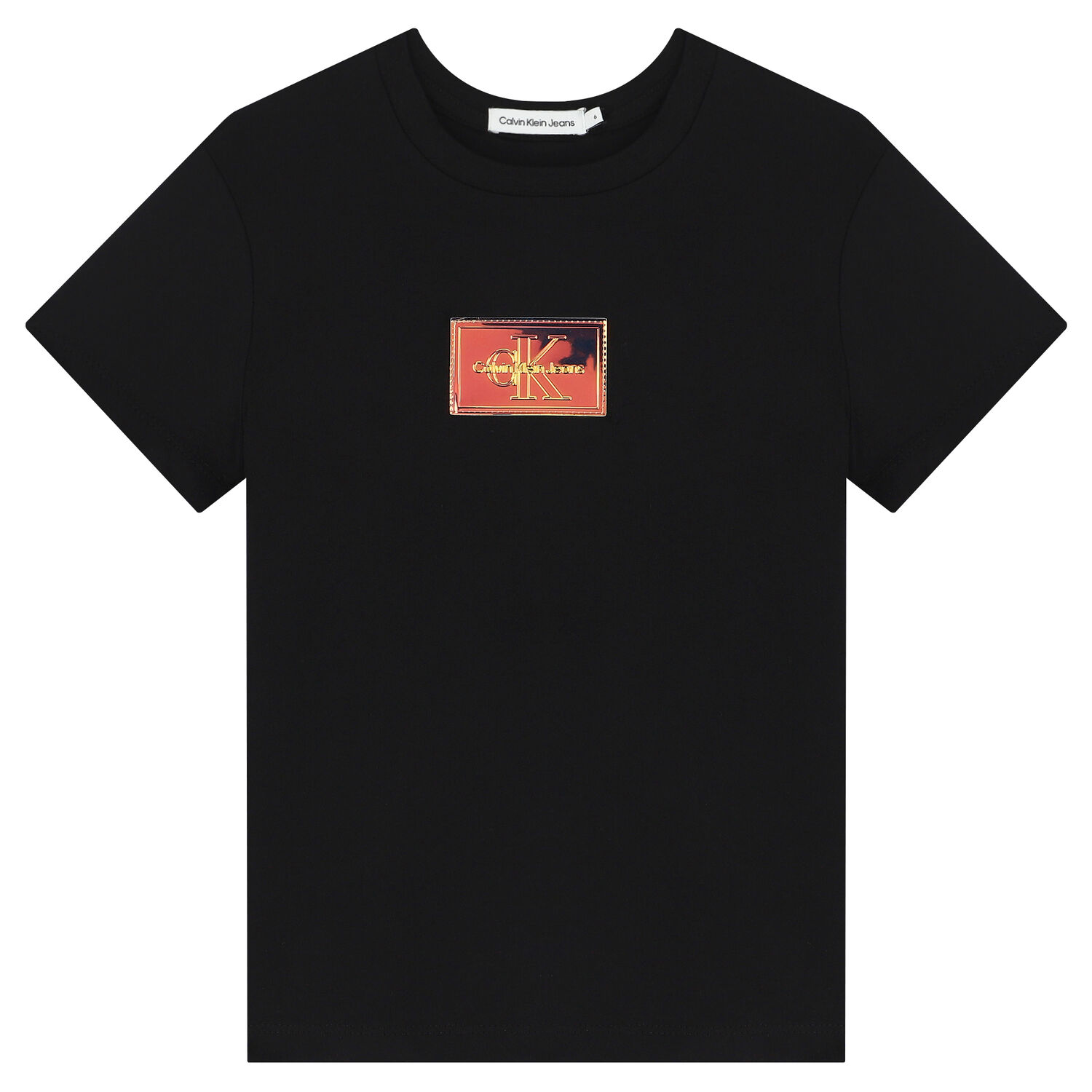 Black Iridescent Logo T-Shirt, 1, hi-res image number null