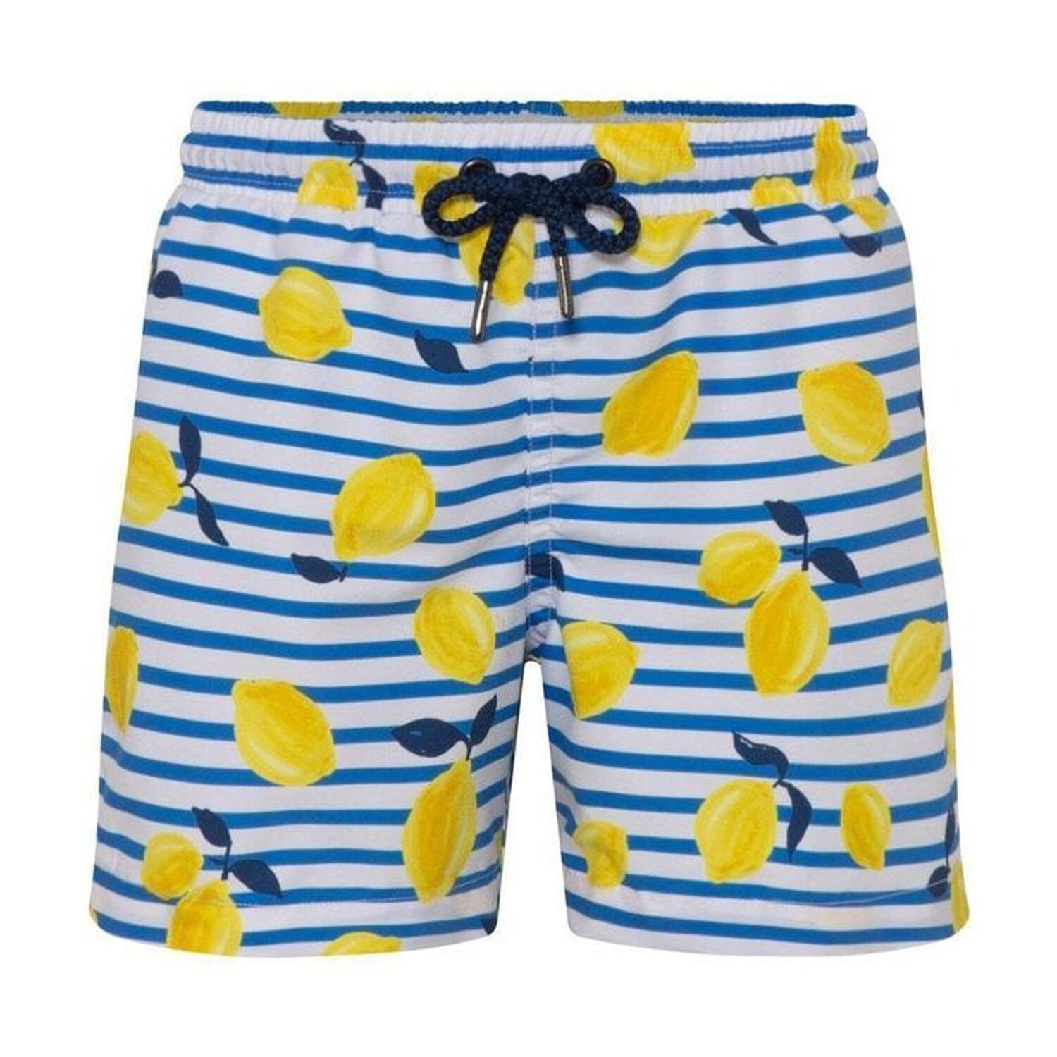 Boys Blue Sicilian Lemon Swim Short, 1, hi-res