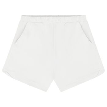 Girls White Shorts