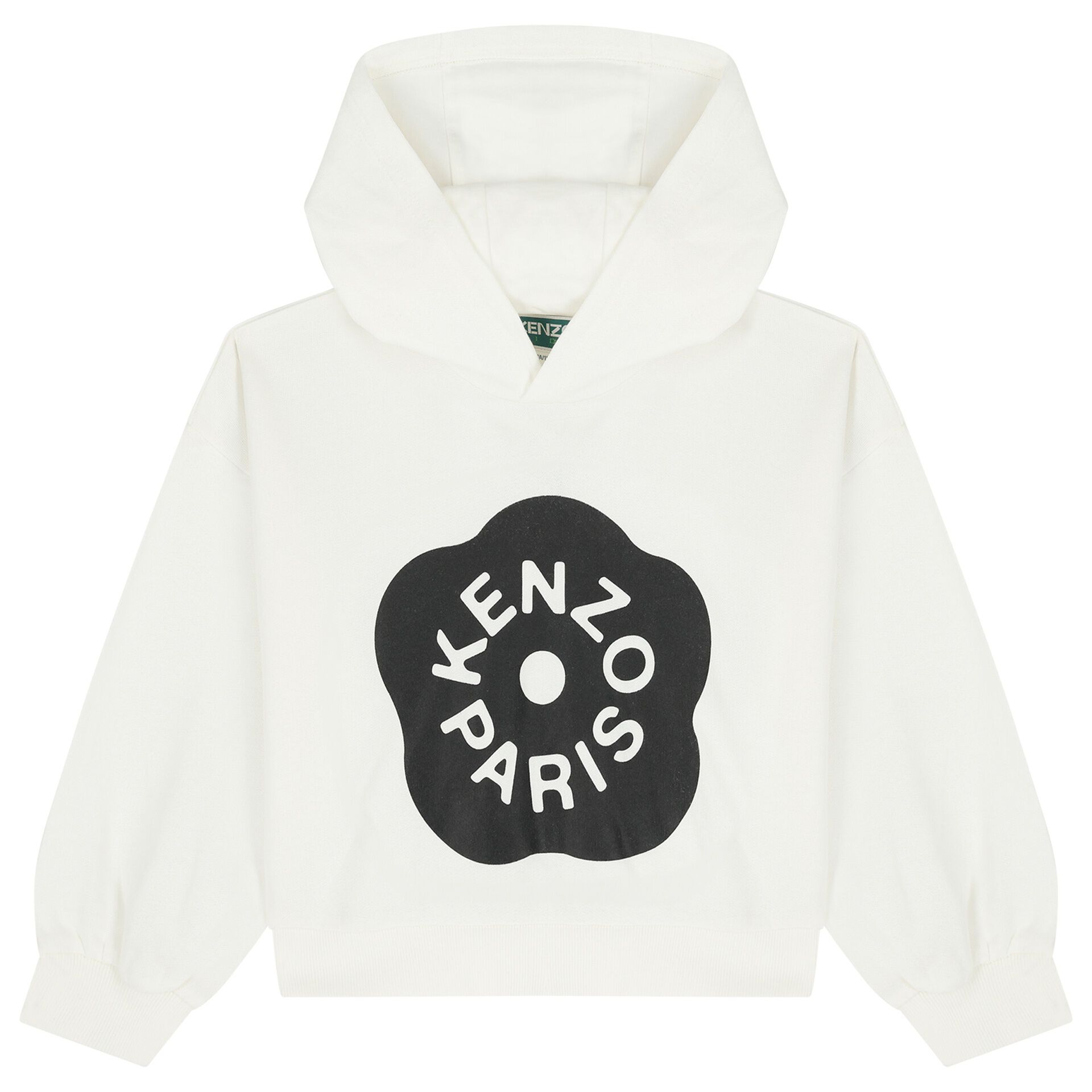 KENZO KIDS Girls White Boke Flower Logo T-Shirt | Junior Couture