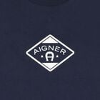 Boys Navy Blue Logo T-Shirt, 3, hi-res